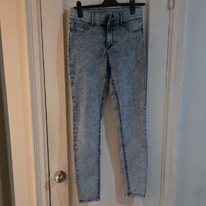 New York & Company Blue Skinny Jeans